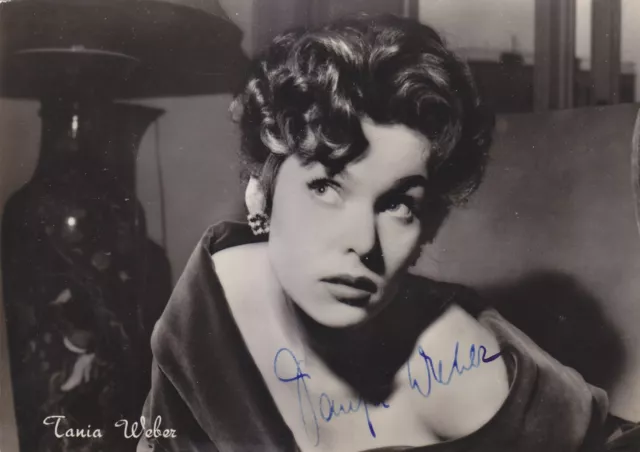 Tania Weber Autografo Teatro Cinema Tv Autograph Hand Signed