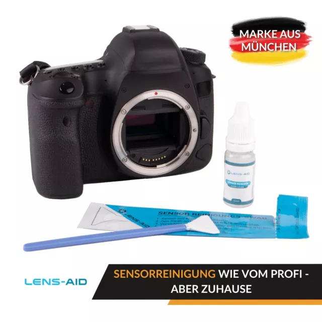 Lens-Aid Sensor Reinigungsset mit 12 Sensor Swabs und Flüssig-Reiniger 2