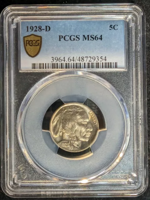 1928-D Buffalo 5c PCGS MS64 - 48729354