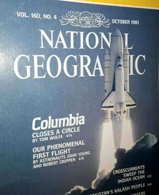 Vintage National Geographic Magazine Oktober 1981 Band 160 Nummer 4 2