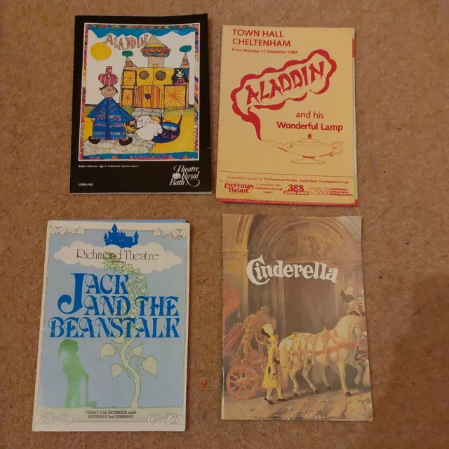 FOUR PANTOMIME PROGRAMMES Lionel Blair, Henry Kelly