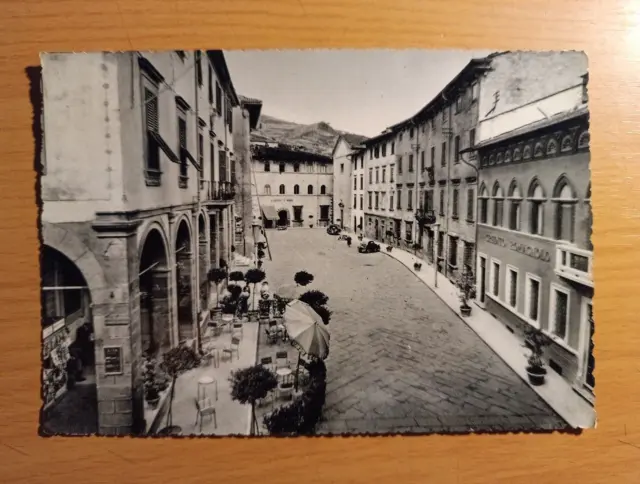 Marradi Piazza Le Scalelle Viaggiata 1955 Credito Romagnolo