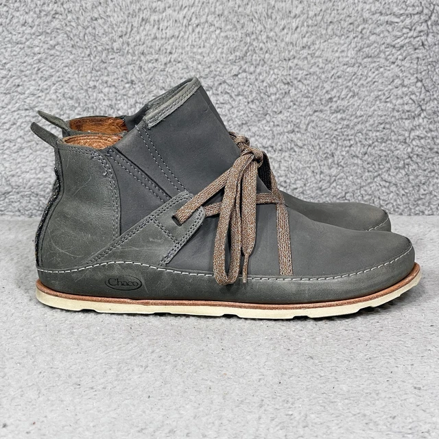 CHACO HARPER MID Womens Size 7.5 Ankle Boots Castlerock Gray Leather J106344 39.99 PicClick