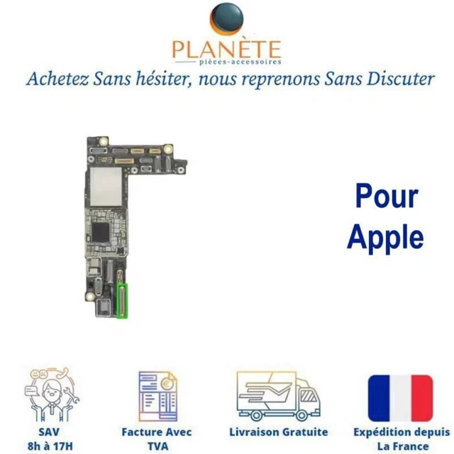 Connecteur De Carte Mère Pour IPhone 12 / 12 Pro - Réf. J11500, Lot De 3, Neuf