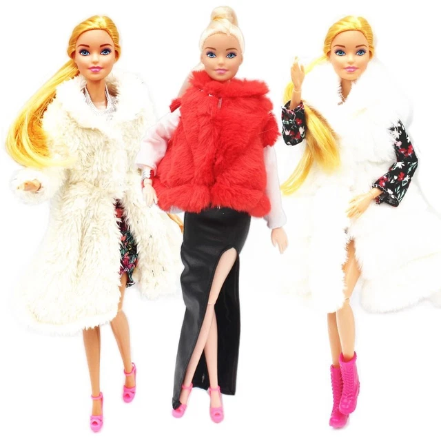 Handmade Plush Coat Pants Fashion Winter Wear Dresses  29~32cm Doll