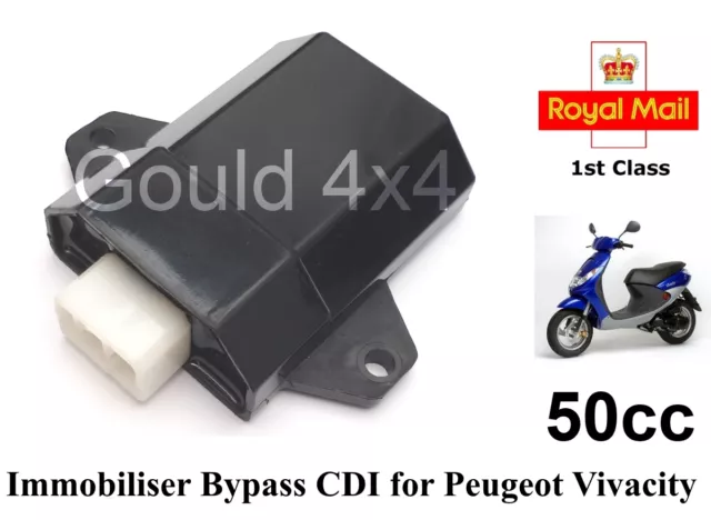 Immobiliser Chip Key Bypass CDI. Fits Peugeot ACI100 VIVACITY 50cc ACI100.01