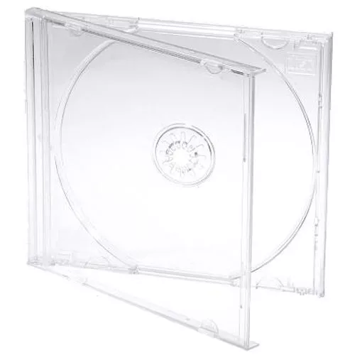 100 Standard 10mm STANDARD Jewel CD Cases CLEAR Tray SINGLE Disc 10.4mm case SCT 2