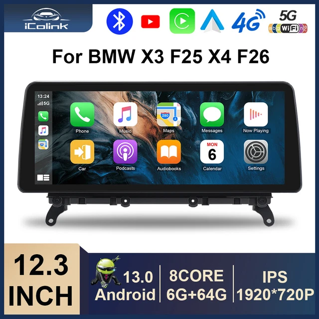 12,3 Zoll Android Auto Radio Für BMW X3/X4 - Snapdragon 668S 8+128GB