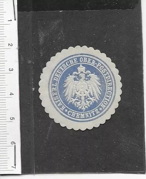 (131)Siegelmarke Deutsches Reich - Kaiserl. Deutsche Ober-Postdirektion Chemnitz