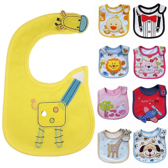 Unisexe Nouveau-Né Bébé Bavoir Imperméable Salive Serviette Burp Feeding Bandana