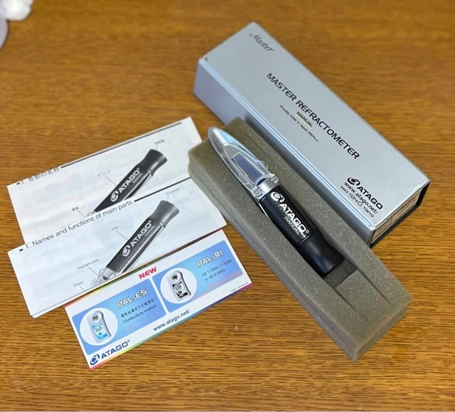 Used Atago MASTER Handheld Refractometer Brix meter from Japan