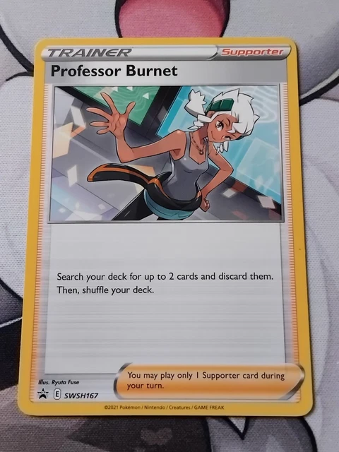professor burnet pokemon card TCG Celebrations Non-Holo Trainer SWSH16  Pfaltzcraftsmore Professor Burnet World Championship Decks