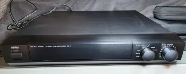 Yamaha CX-1 Preamplifier U.S. Model 120V With Remote