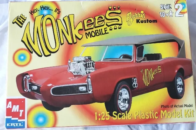 AMT The Monkees Mobile Barris Kustom Model Kit #30259 New Sealed Bags Inside