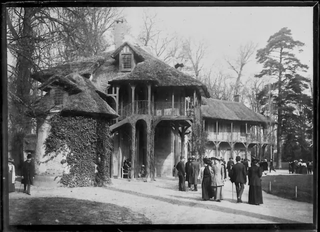 Plate Glass Photo Antique Negative 6x9 CM Trianon Versailles France