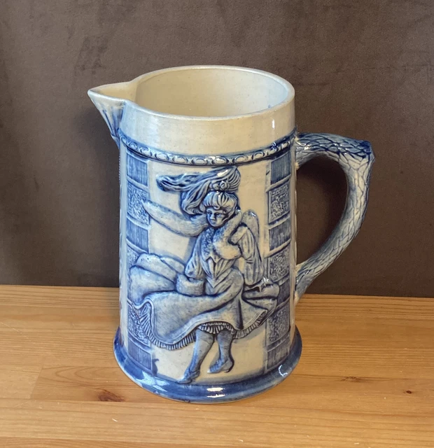 RARE! Vtg 1900s M. FRIEDMAN FURNITURE San Francisco Stoneware Beer Stein PITCHER RARE! Vtg 1900s M. FRIEDMAN FURNITURE San Francisco Stoneware Beer Stein PITCHER