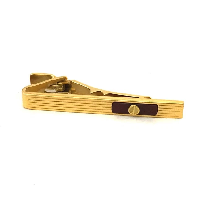 Dunhill d Logo Gold Tone Tiepin /1J2411