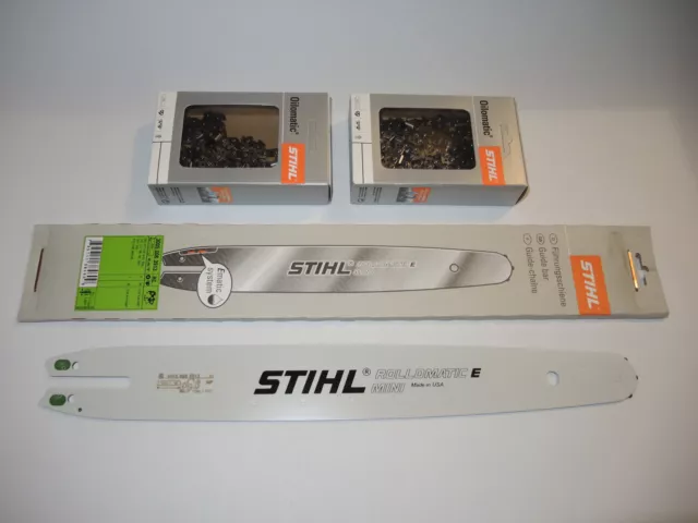 3913 Stihl Schiene Schwert  16" 40cm  1,1  3/8"P Führungsschiene + 2x Sägekette