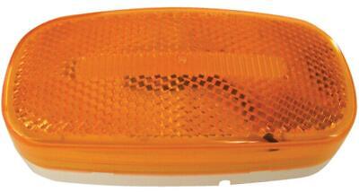 Peterson V180A Piranha Amber LED Oval Clearance/Side Marker Light with Reflex