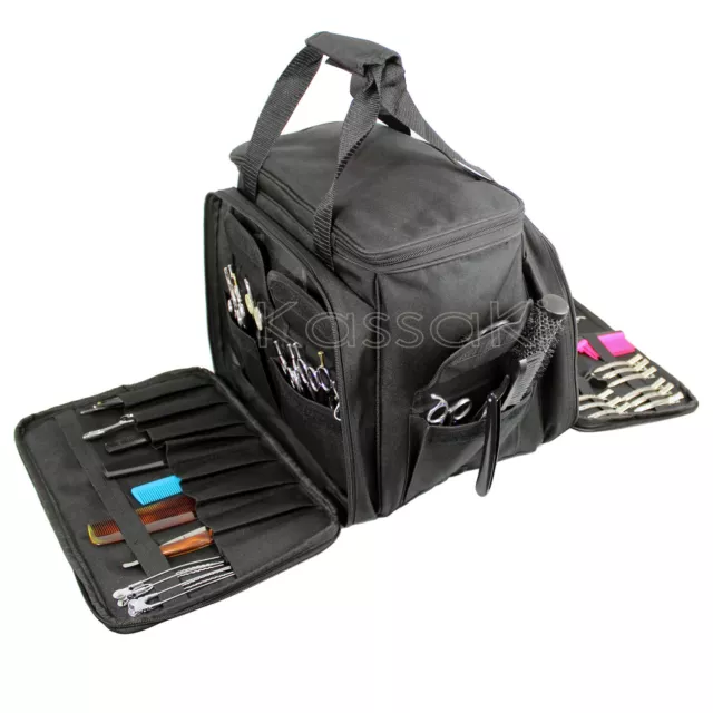 Extra Large Mobile Hairdressing Bag Barber Soft Kit Bag Salon Storage Kassaki