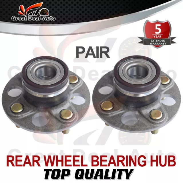 Pair Hubs For Honda Rear Wheel Bearing Hub Fit GD1 GE6 Jazz GD 2001-2008