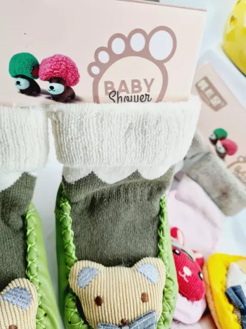 Baby Lovely anti-slip socks indoor slipper cute socks shoes toddler animals kids 3