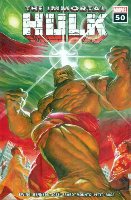 Immortal Hulk #50 By Ewing Banner Alex Ross Wrap Variant A Final Issue NM/M 2021