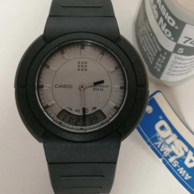 RELOJ CASIO AW-55 Vintage New Nos Very Rare!!! EUR 125,00