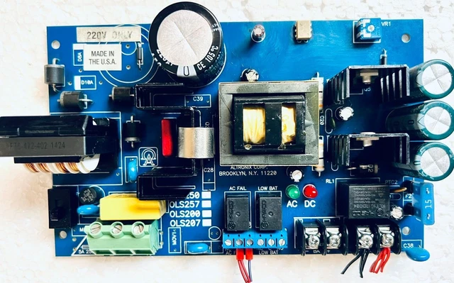 Altronix OLS250 Power Supply Charger, Single Output, 24VDC at 10