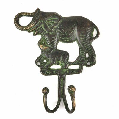 New Decorative Wall Hooks for Hanging Black Antique Brass Wall Hooks Elephant