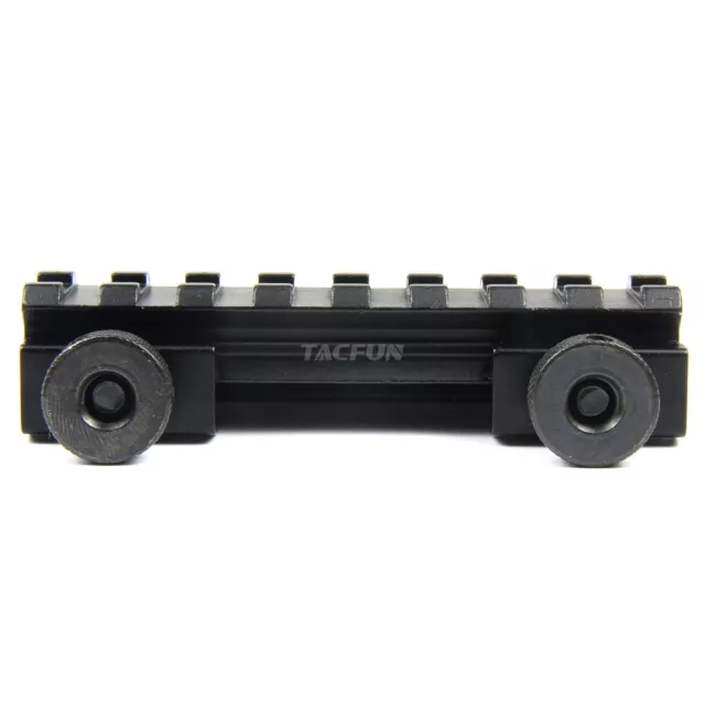 Flat top 0.5" See Through Riser Scope Rail Mount 8 slot Picatinny Weaver