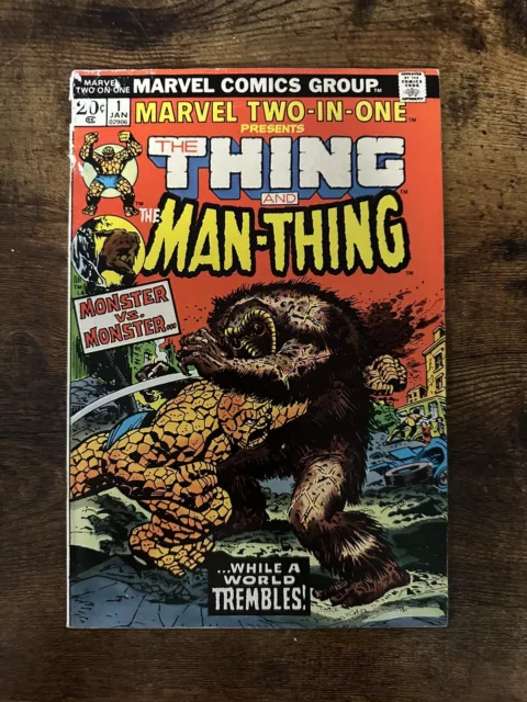 Marvel Two-In-One #1 - 1973 - The Thing VS The Man-Thing!