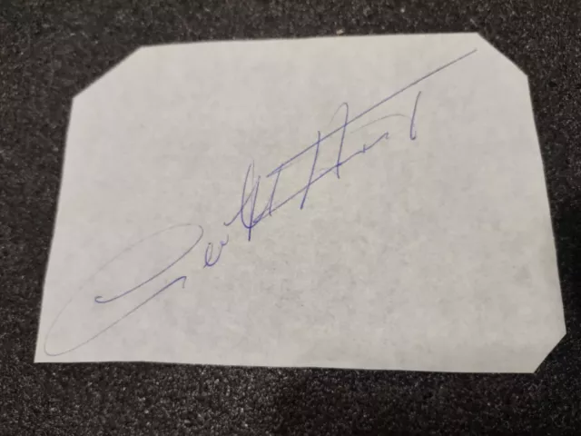 Geoff Hurst West Ham & England Hand Signed Autograph