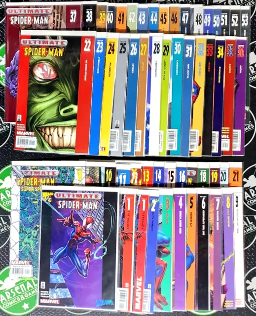 Ultimate Spider-Man #1-53 + Bonus Marvel Comics 2000-2004 1st Ultimate Venom