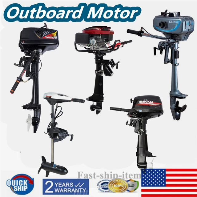 Outboard Motors Heavy Duty Kayak Inflatable Rubber Fishing Boat Engines New