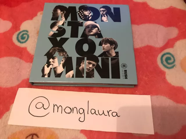 MONSTA X official 2nd Mini Album "RUSH" SECRET Ver All Member signed