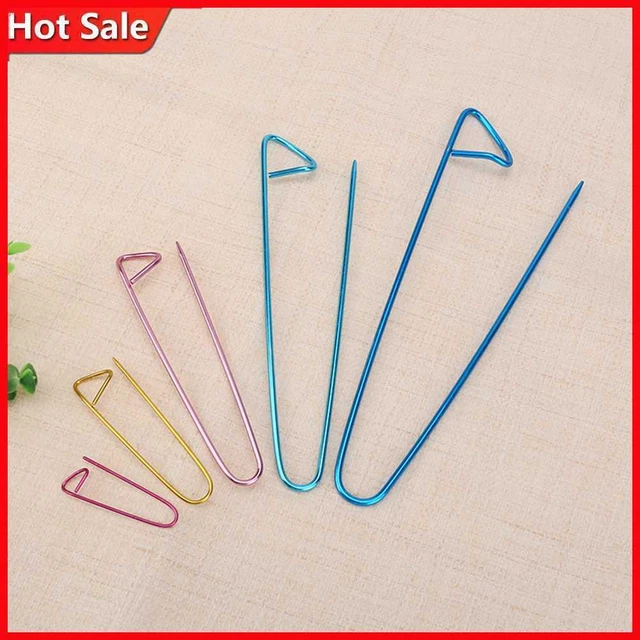 5pcs Aluminiumlegierung stricken Inhaber Stricknadeln Marker Handwerk Haken für