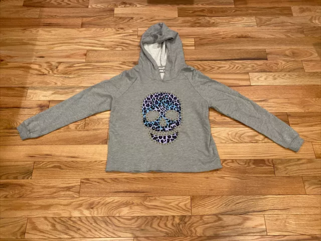 SoulCycle x Lauren Moshi Marni Pullover Hoodie Heather Grey Sz S Retail $168