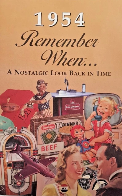 1954 SEEK PUBLISHING Remember When KardLet Famous Birthdays