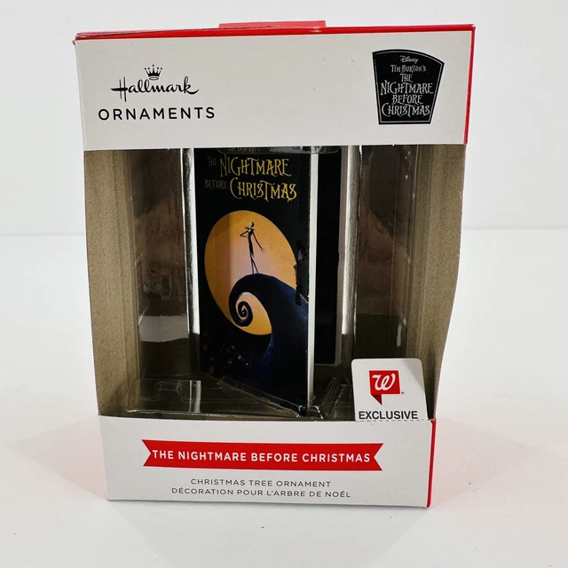 HALLMARK DISNEY THE Nightmare Before Christmas VHS Tape Tree Holiday