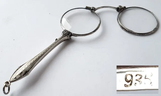 Lorgnette/Lorgnon, argento 935, del 1900 N831