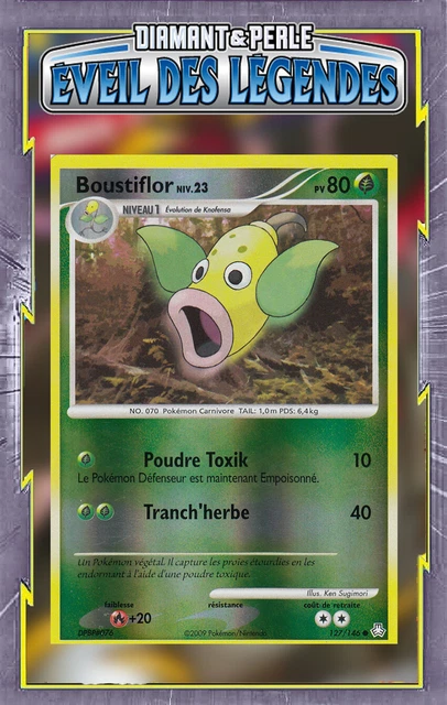 Boustiflor Reverse - DP06:Awakening of Legends - 127/146 - French Pokemon Card
