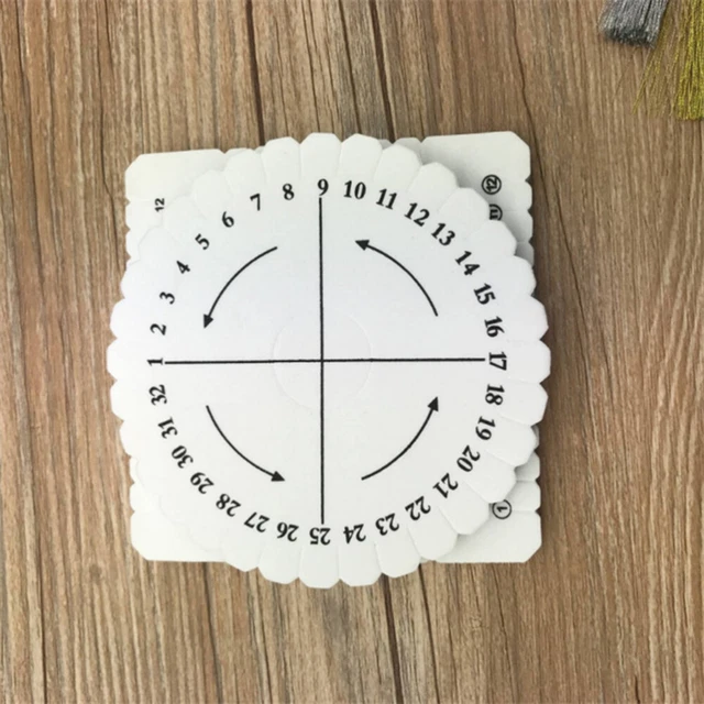 4 piezas tablas de telar de pulsera cuadradas