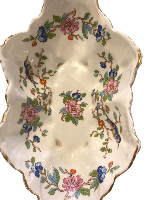 vintage Aynsley Pembroke Footed Serving Bowl 8.25" x 5"