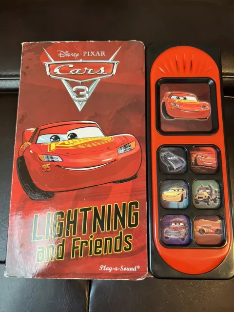 Disney Pixar Cars 3 Lightning and Friends Board Book Play-a-Sound