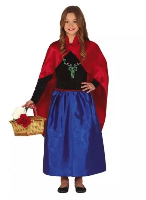 Vestito Anna Frozen Abito Carnevale Principessa Delle Nevi Bambina Sorella