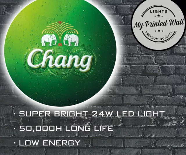 Chang Beer  LED WALL LIGHT / SIGN, ILLUMINATED WALL DISPLAY