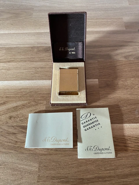 Briquet Dupont Plaqué Or Bel État