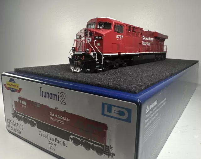 HO SCALE ATHEARN Genesis G83177 Canadian Pacific ES44AC #8727 w/DCC ...