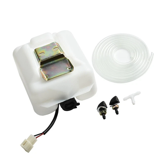 Réservoir Laver Kit 12V Pompe Universel Remplacement Montage Rapidement 2Pin